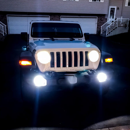 9004 12V High-Power (Hi &amp; Low Beam) Headlight Bulbs LED