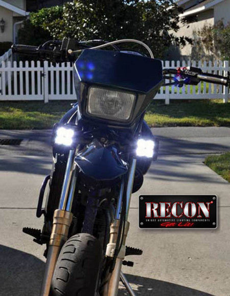 Square 3" LED Light w/ Four 5-Watt Flood Pattern CREE XTE LEDs - CLEAR/CHROME